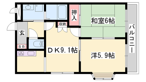 エクセルコートの物件間取画像